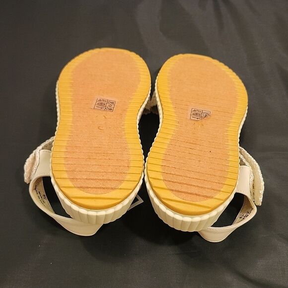 BRAND NEW NICOLE MILLER OPEN-TOE VELCRO STRAP PLATFORM ESPADRILLE WEDGE SANDAL - Picture 11 of 13